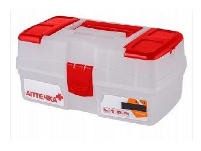 Аптечка Palm 290х170х130 мм с отсеками (бесцветный)